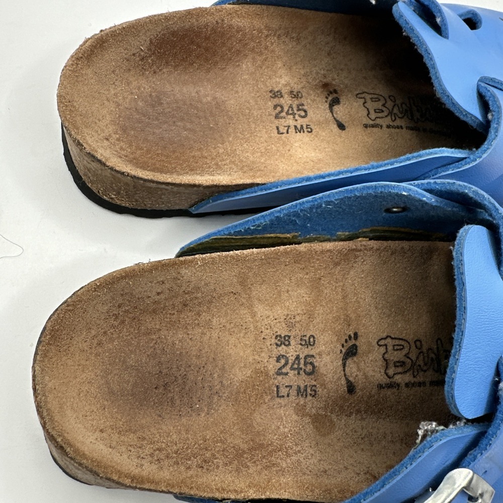 Birkis by Birkenstock COLLECTIBLE Woodby Pig 38 L‎ 7 M5 RARE - Picture 3 of 8